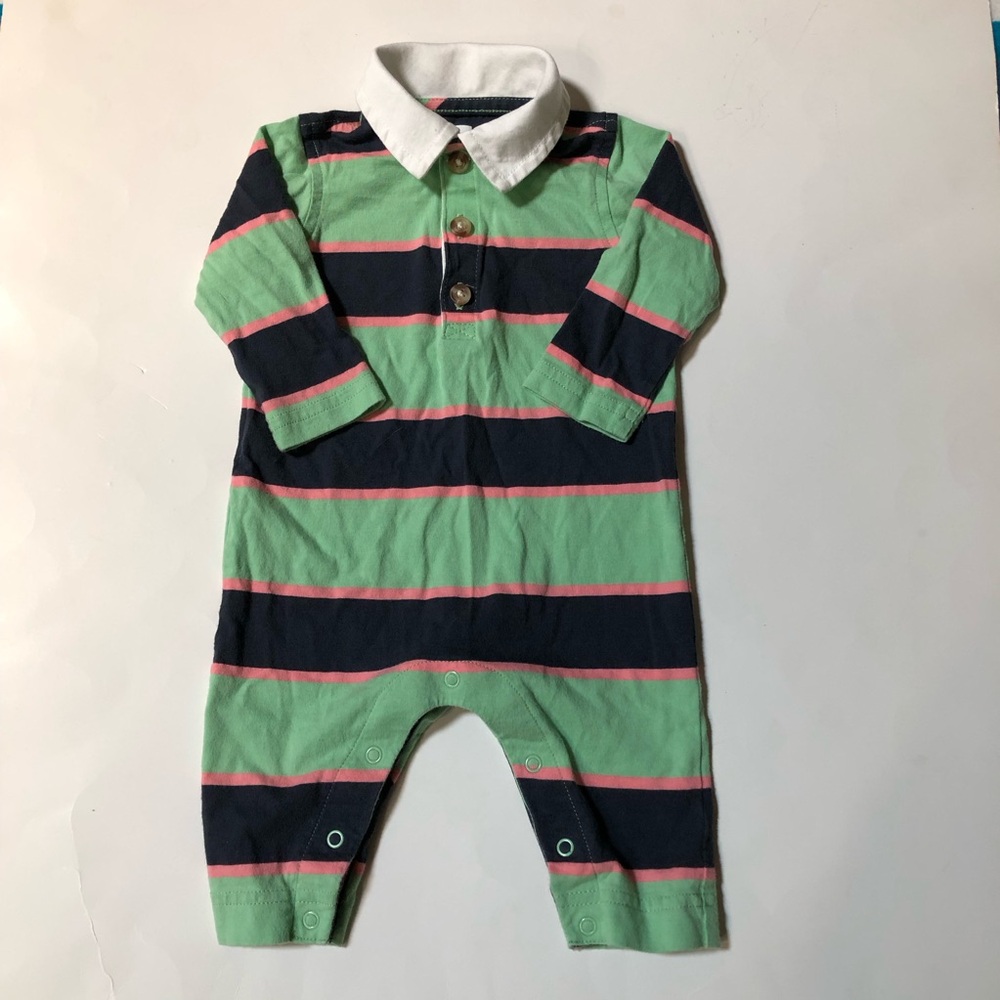 Tea Collection Parkside Rugby Polo Romper